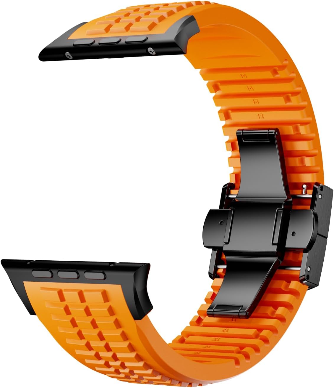 PowerGrip Horlogeband - moderne Robuuste Horlogeband – Perfecte Pasvorm voor iWatch 44–49mm