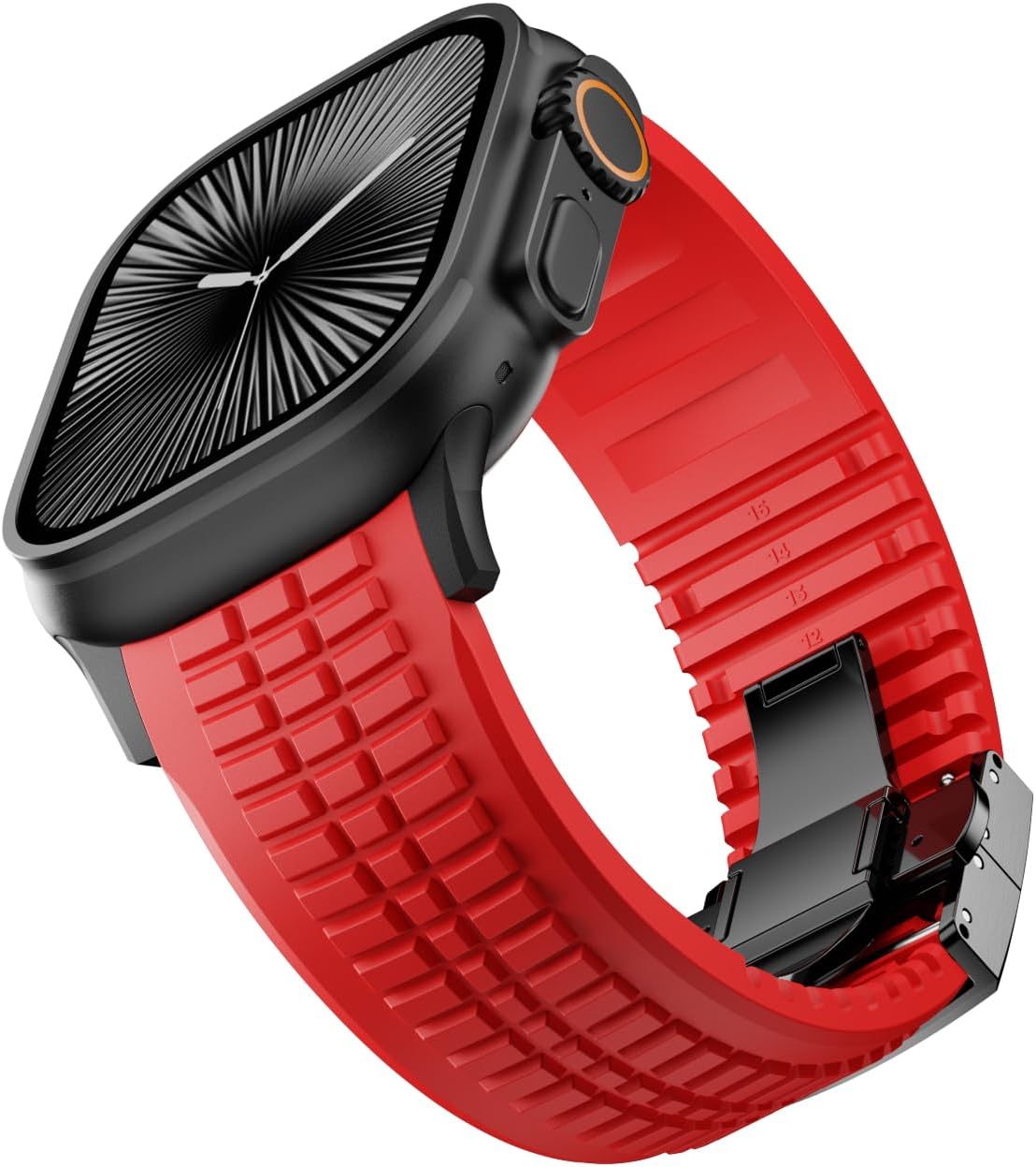 PowerGrip Horlogeband - moderne Robuuste Horlogeband – Perfecte Pasvorm voor iWatch 44–49mm
