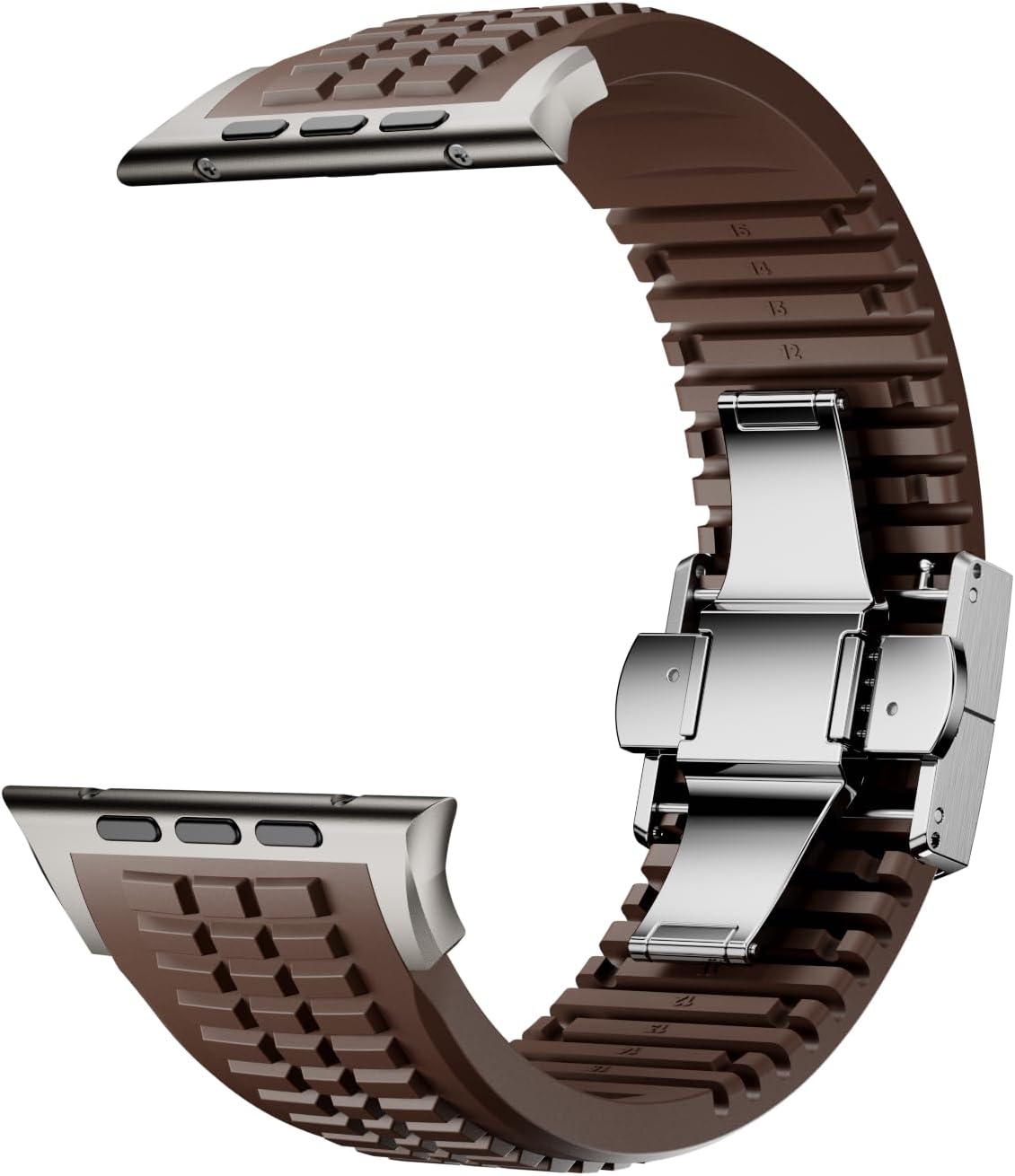 PowerGrip Horlogeband - moderne Robuuste Horlogeband – Perfecte Pasvorm voor iWatch 44–49mm