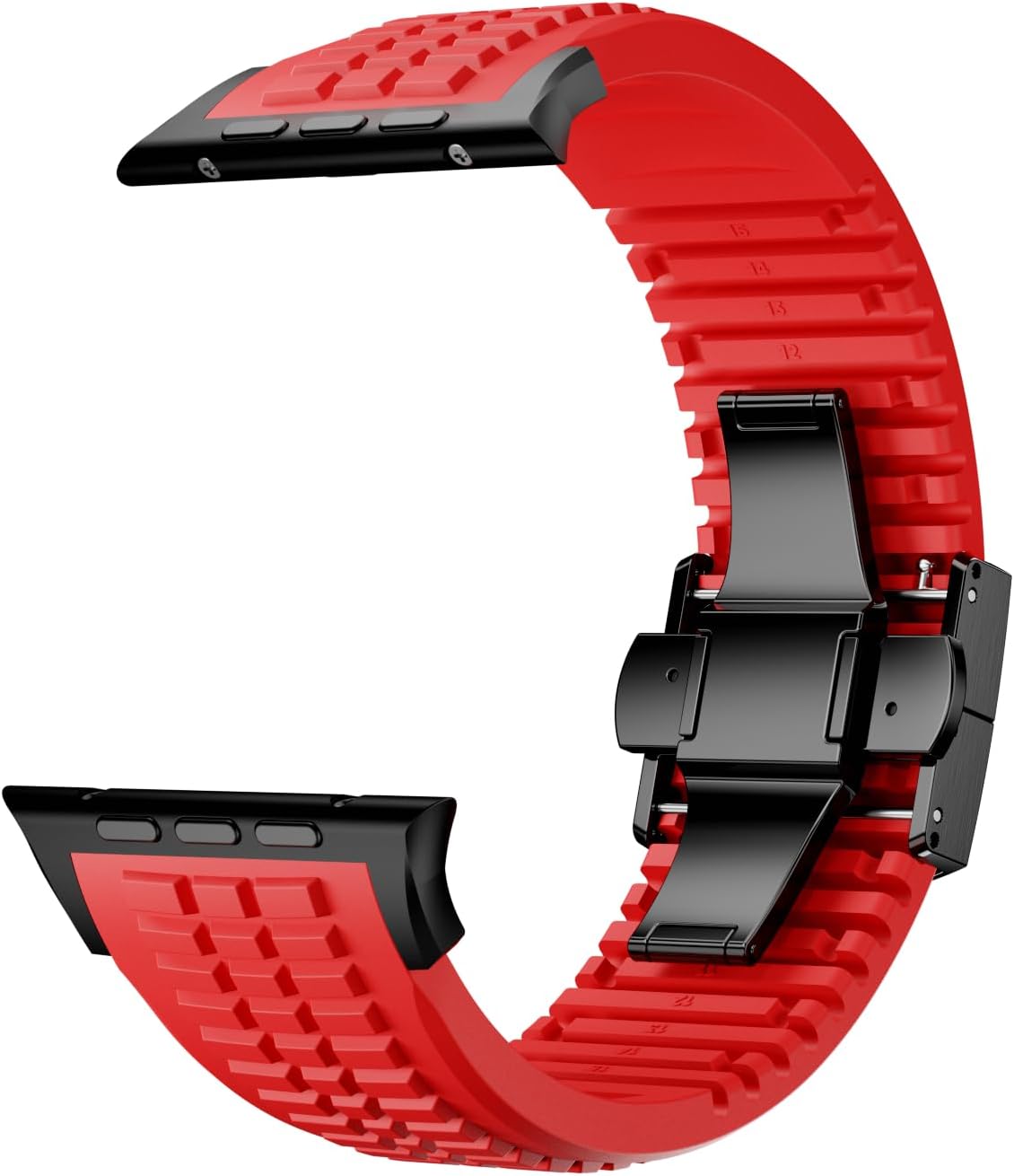 PowerGrip Horlogeband - moderne Robuuste Horlogeband – Perfecte Pasvorm voor iWatch 44–49mm