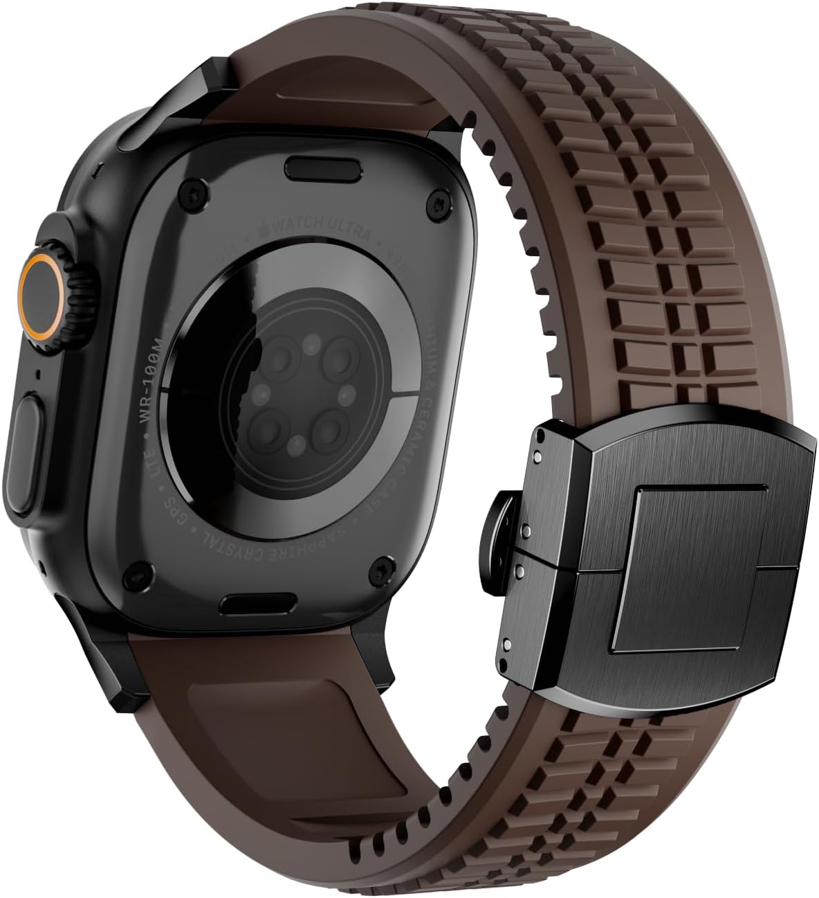 PowerGrip Horlogeband - moderne Robuuste Horlogeband – Perfecte Pasvorm voor iWatch 44–49mm