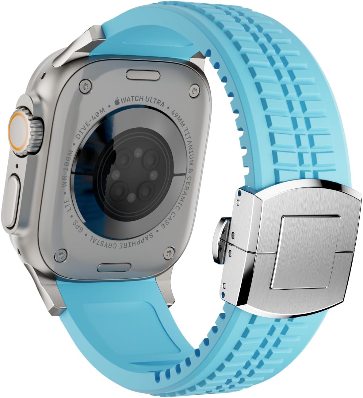 PowerGrip Horlogeband - moderne Robuuste Horlogeband – Perfecte Pasvorm voor iWatch 44–49mm