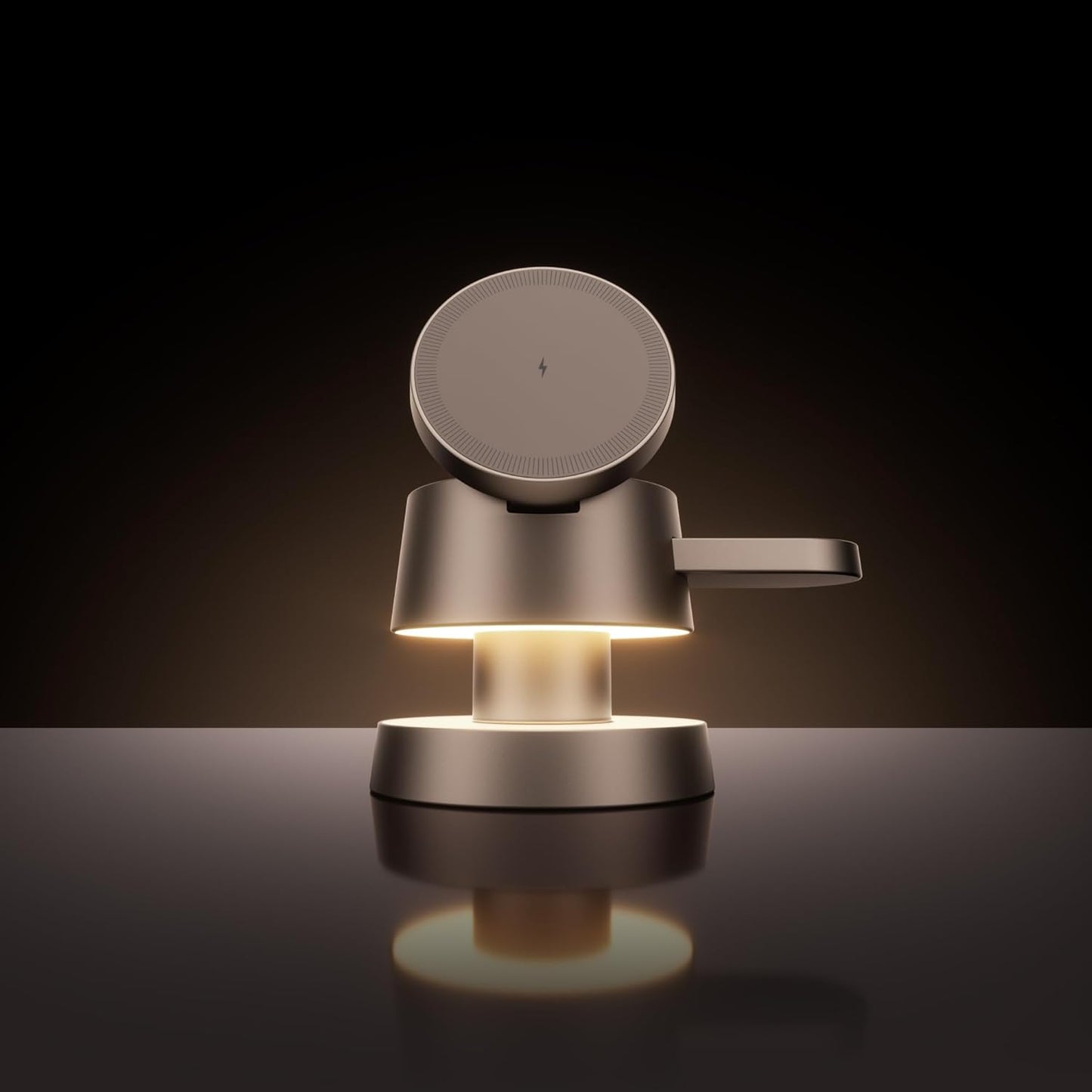 Nooit meer losse kabels: 4-in-1 MagSafe Snellader met Nachtlampje voor iPhone, Apple Watch & AirPods
