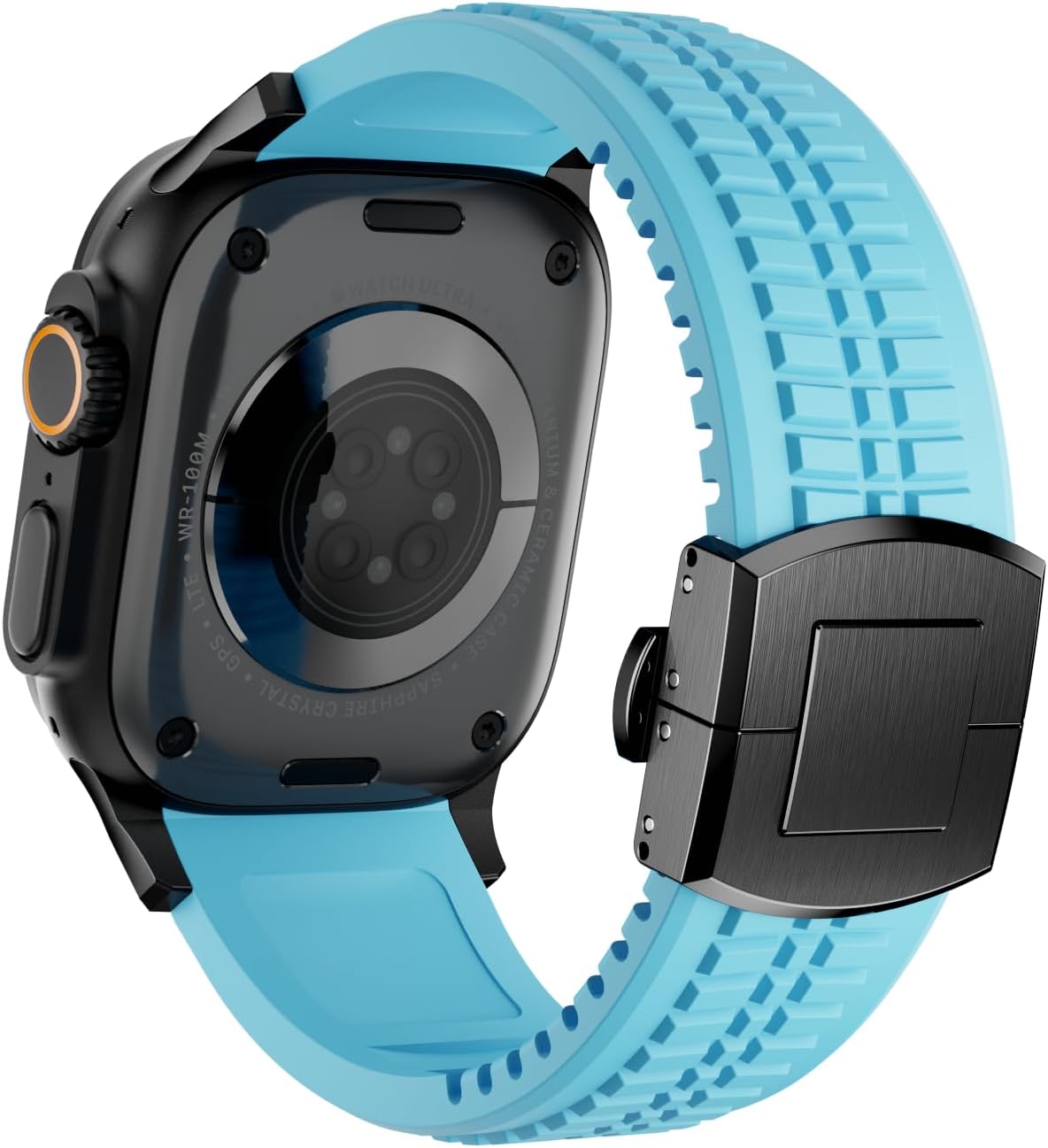 PowerGrip Horlogeband - moderne Robuuste Horlogeband – Perfecte Pasvorm voor iWatch 44–49mm