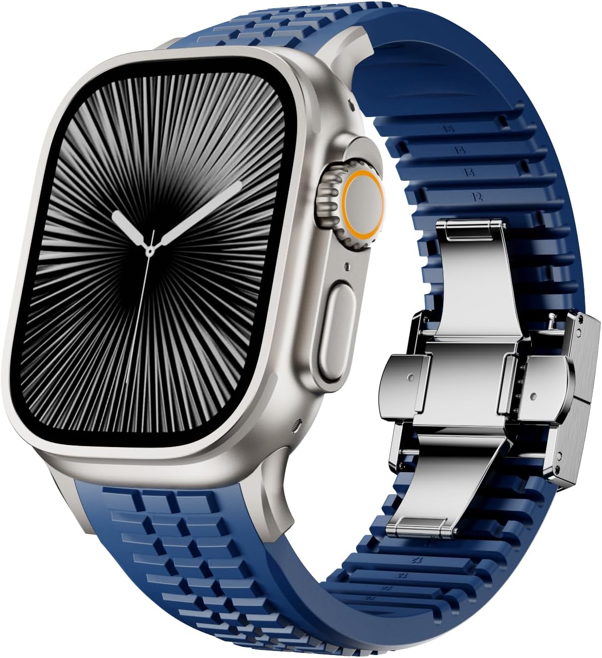PowerGrip Horlogeband - moderne Robuuste Horlogeband – Perfecte Pasvorm voor iWatch 44–49mm