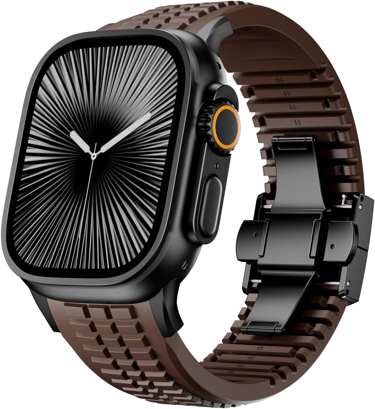 PowerGrip Horlogeband - moderne Robuuste Horlogeband – Perfecte Pasvorm voor iWatch 44–49mm