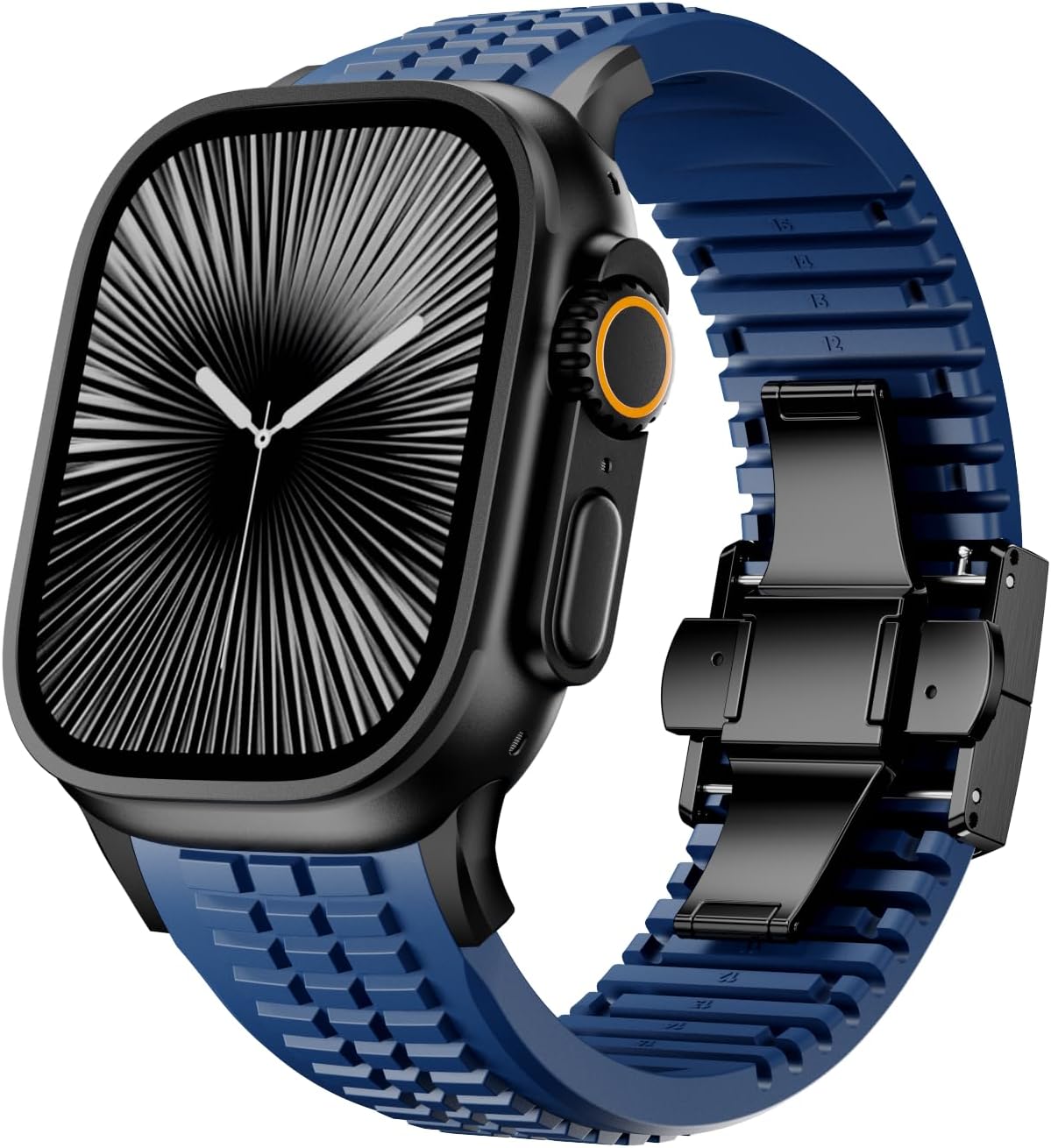 PowerGrip Horlogeband - moderne Robuuste Horlogeband – Perfecte Pasvorm voor iWatch 44–49mm