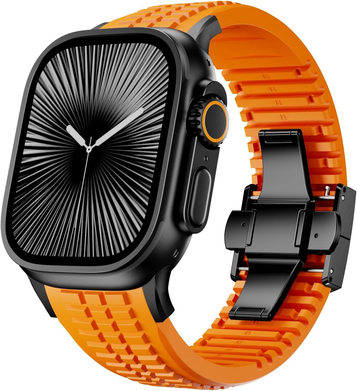 PowerGrip Horlogeband - moderne Robuuste Horlogeband – Perfecte Pasvorm voor iWatch 44–49mm