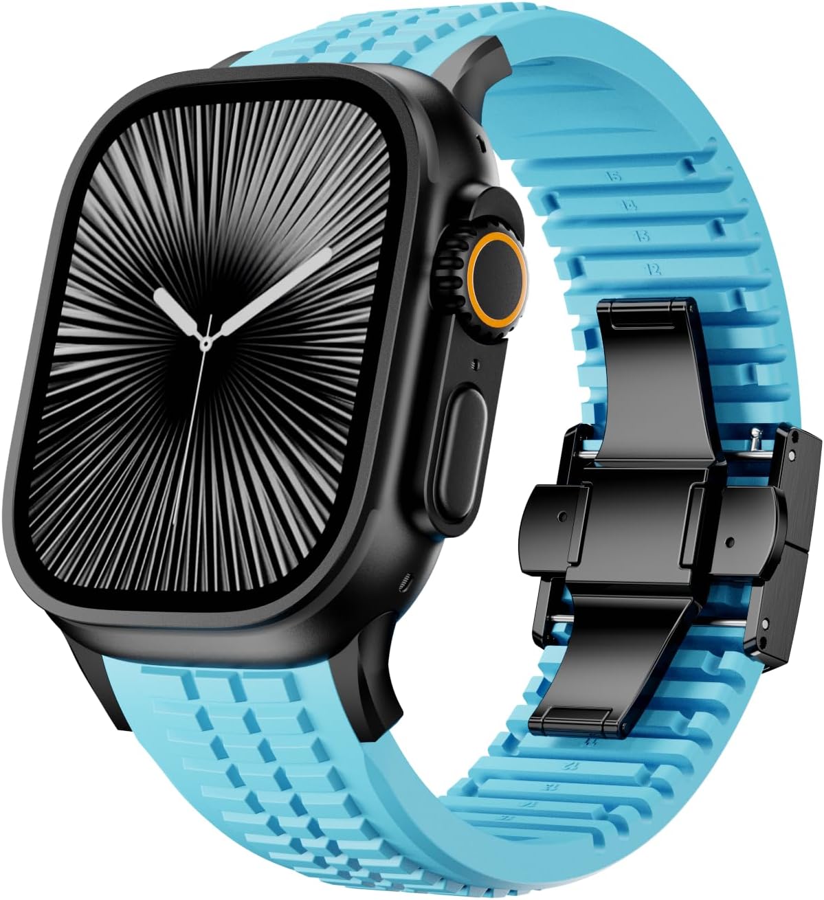 PowerGrip Horlogeband - moderne Robuuste Horlogeband – Perfecte Pasvorm voor iWatch 44–49mm