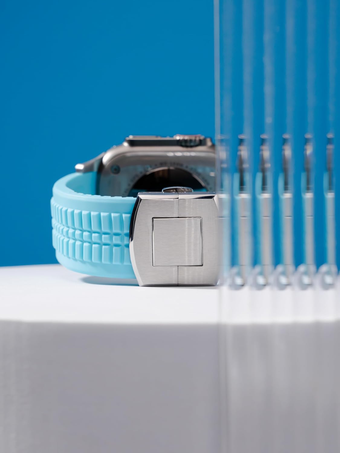 PowerGrip Horlogeband - moderne Robuuste Horlogeband – Perfecte Pasvorm voor iWatch 44–49mm