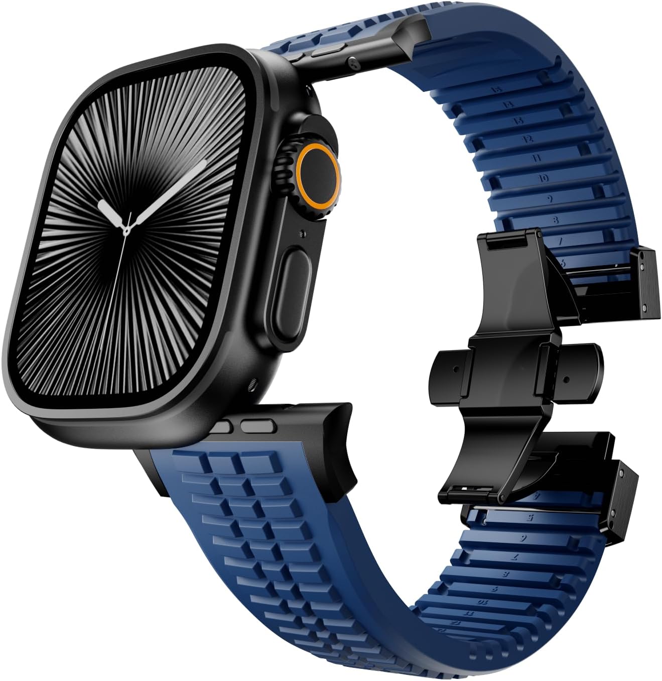 PowerGrip Horlogeband - moderne Robuuste Horlogeband – Perfecte Pasvorm voor iWatch 44–49mm