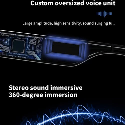 SmartVibe Glasses - Geen gedoe meer met losse oordopjes of koptelefoons