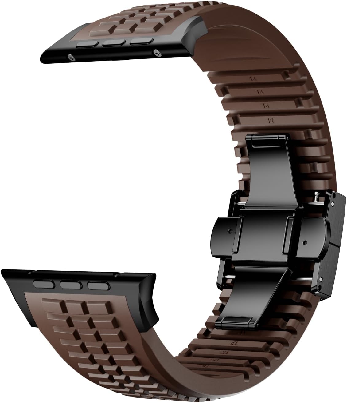 PowerGrip Horlogeband - moderne Robuuste Horlogeband – Perfecte Pasvorm voor iWatch 44–49mm