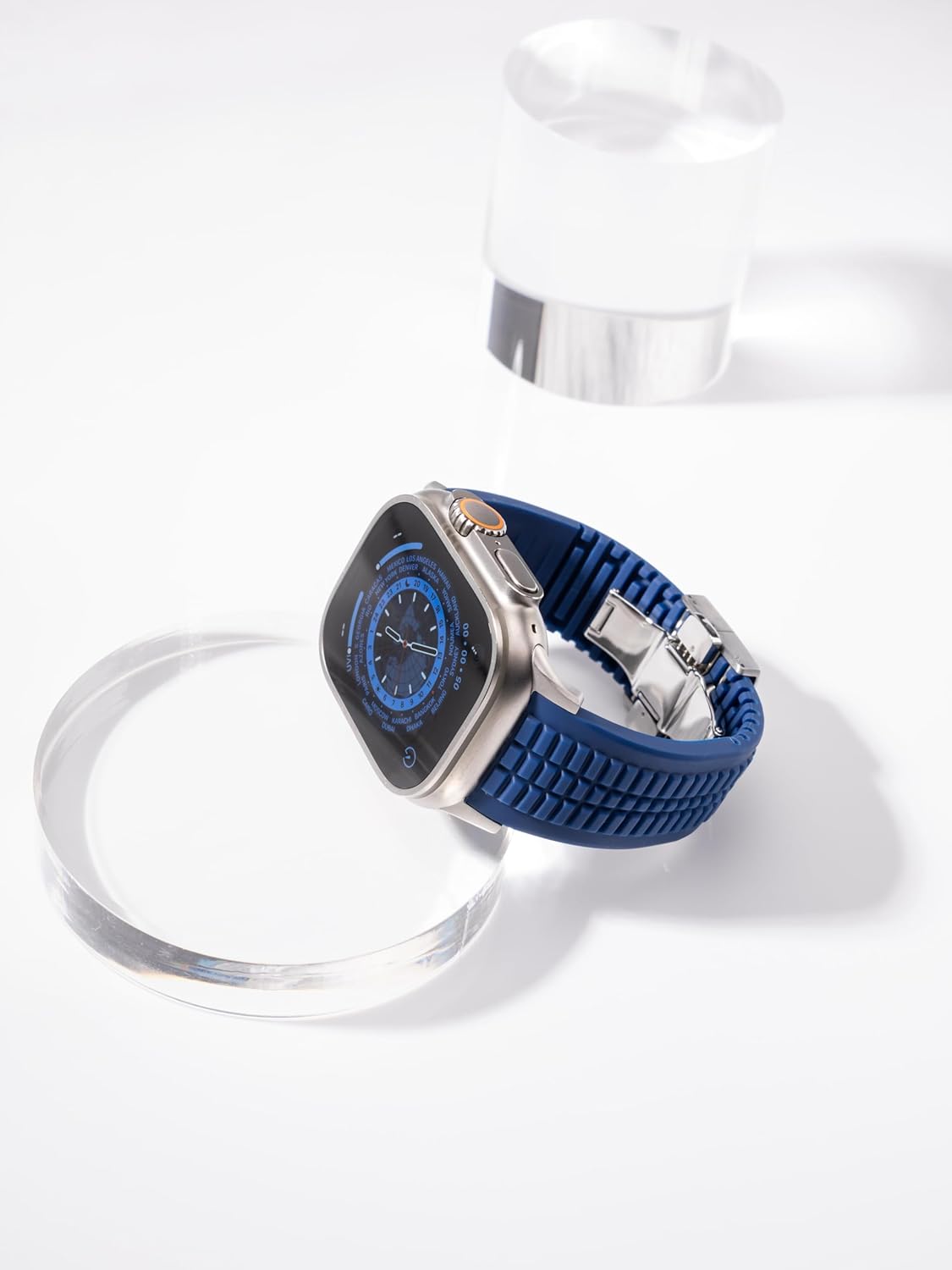 PowerGrip Horlogeband - moderne Robuuste Horlogeband – Perfecte Pasvorm voor iWatch 44–49mm