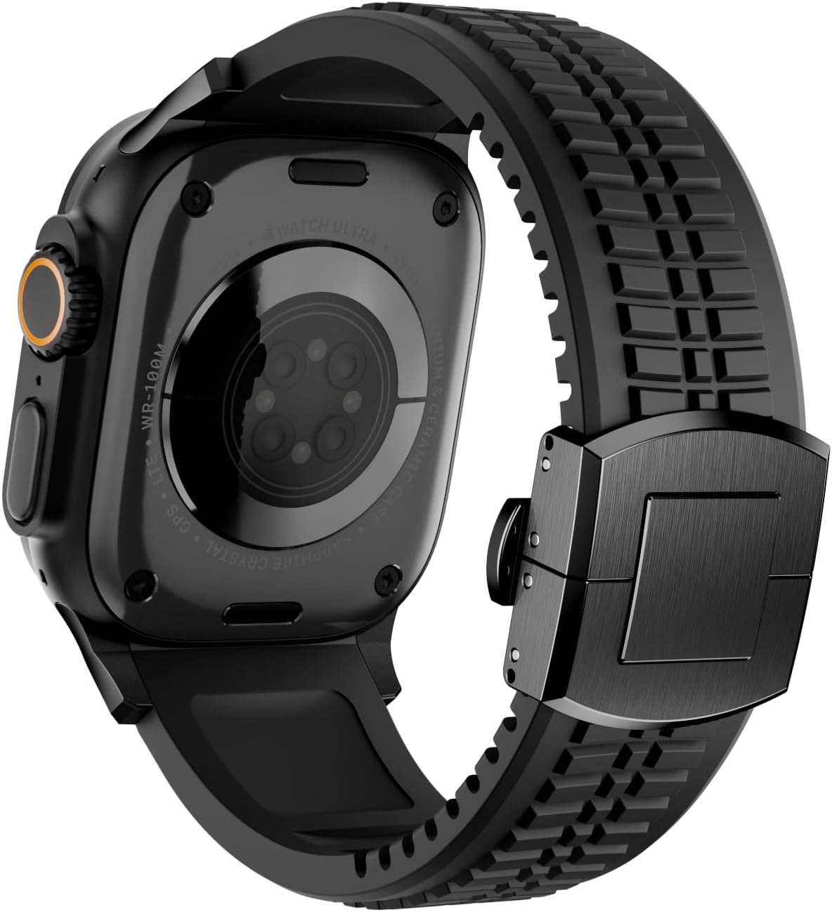 PowerGrip Horlogeband - moderne Robuuste Horlogeband – Perfecte Pasvorm voor iWatch 44–49mm