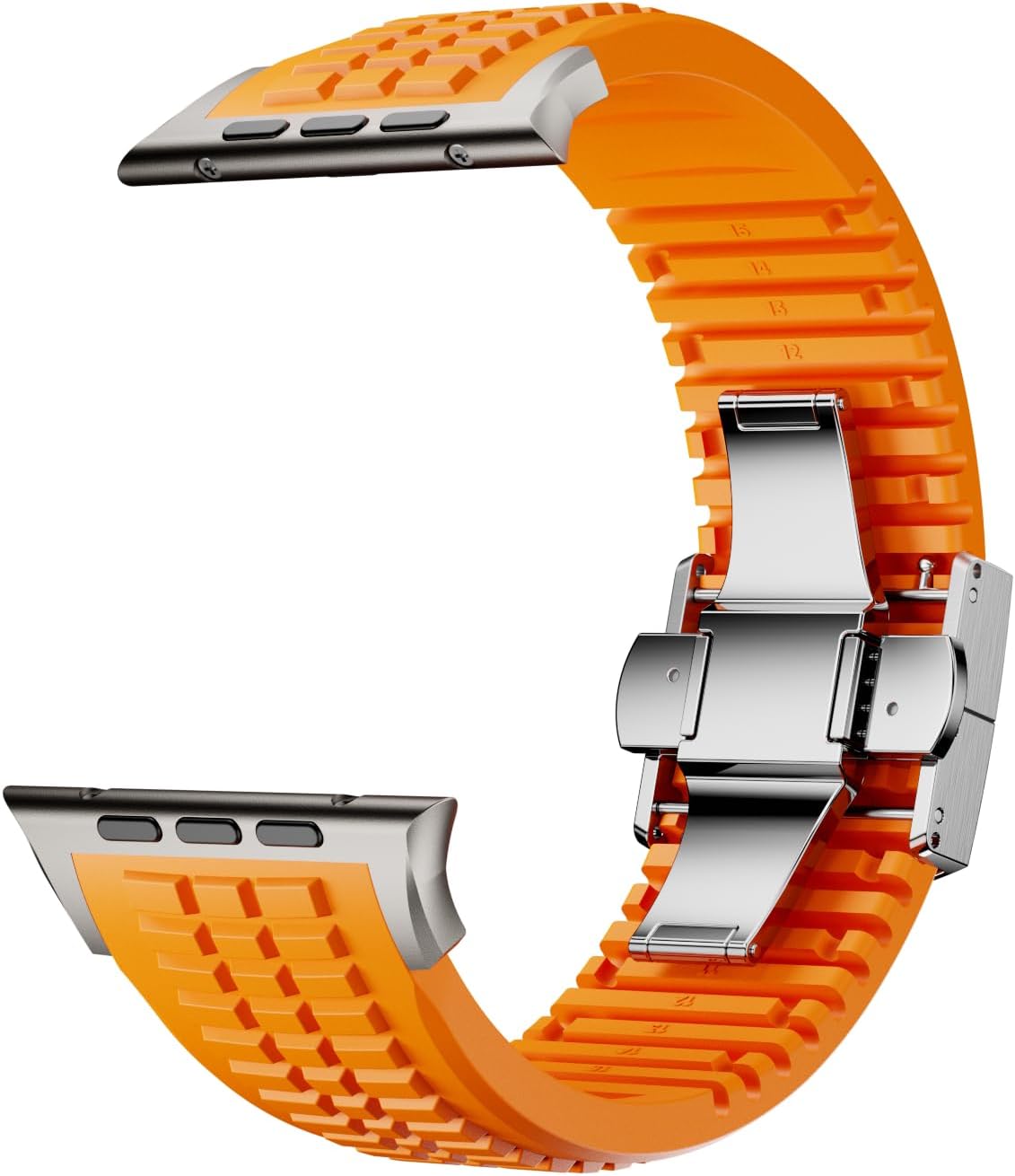 PowerGrip Horlogeband - moderne Robuuste Horlogeband – Perfecte Pasvorm voor iWatch 44–49mm