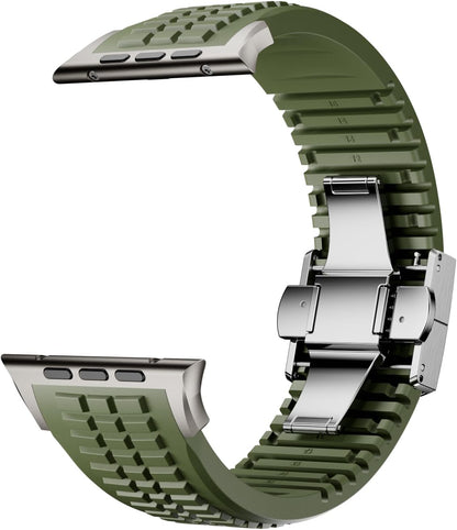 PowerGrip Horlogeband - moderne Robuuste Horlogeband – Perfecte Pasvorm voor iWatch 44–49mm