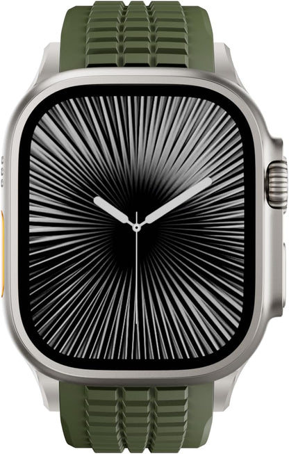 PowerGrip Horlogeband - moderne Robuuste Horlogeband – Perfecte Pasvorm voor iWatch 44–49mm