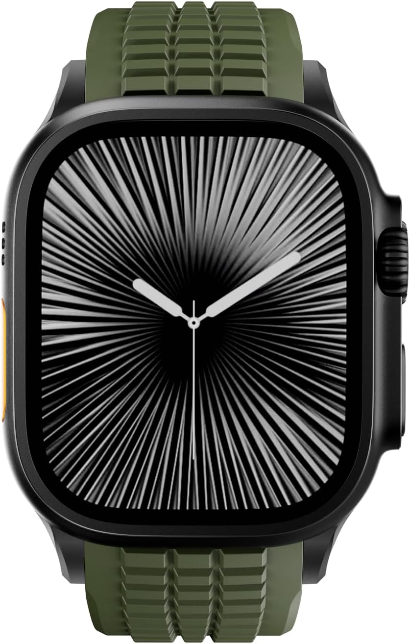 PowerGrip Horlogeband - moderne Robuuste Horlogeband – Perfecte Pasvorm voor iWatch 44–49mm
