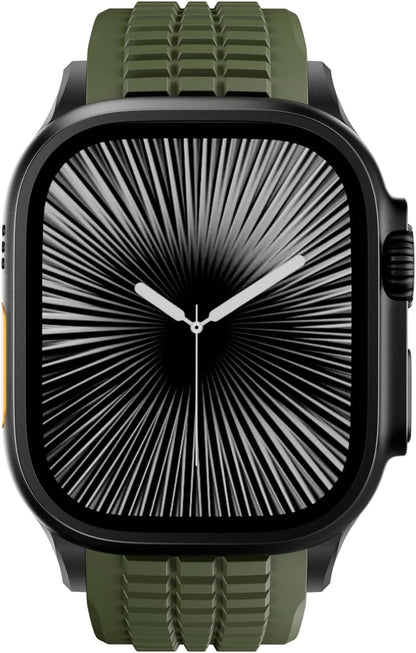 PowerGrip Horlogeband - moderne Robuuste Horlogeband – Perfecte Pasvorm voor iWatch 44–49mm