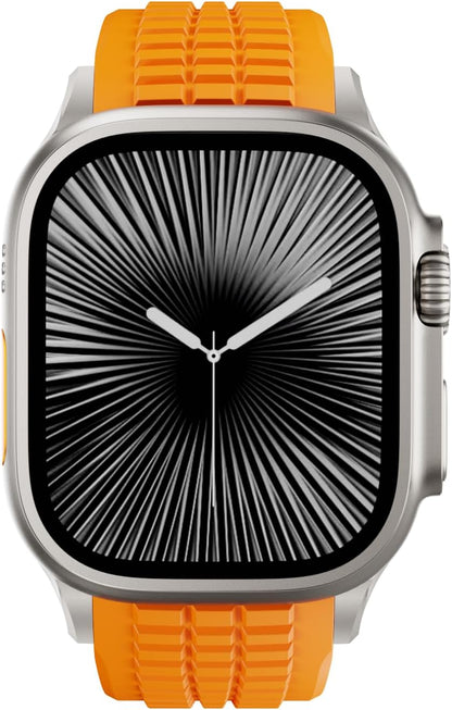 PowerGrip Horlogeband - moderne Robuuste Horlogeband – Perfecte Pasvorm voor iWatch 44–49mm