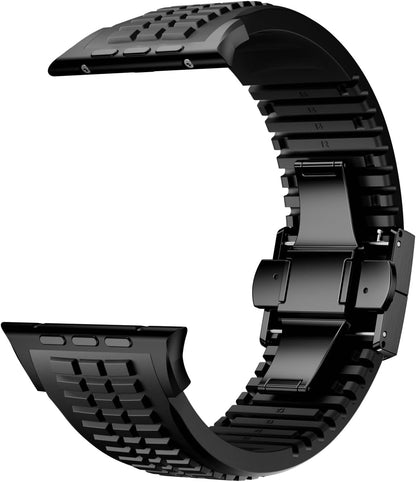 PowerGrip Horlogeband - moderne Robuuste Horlogeband – Perfecte Pasvorm voor iWatch 44–49mm