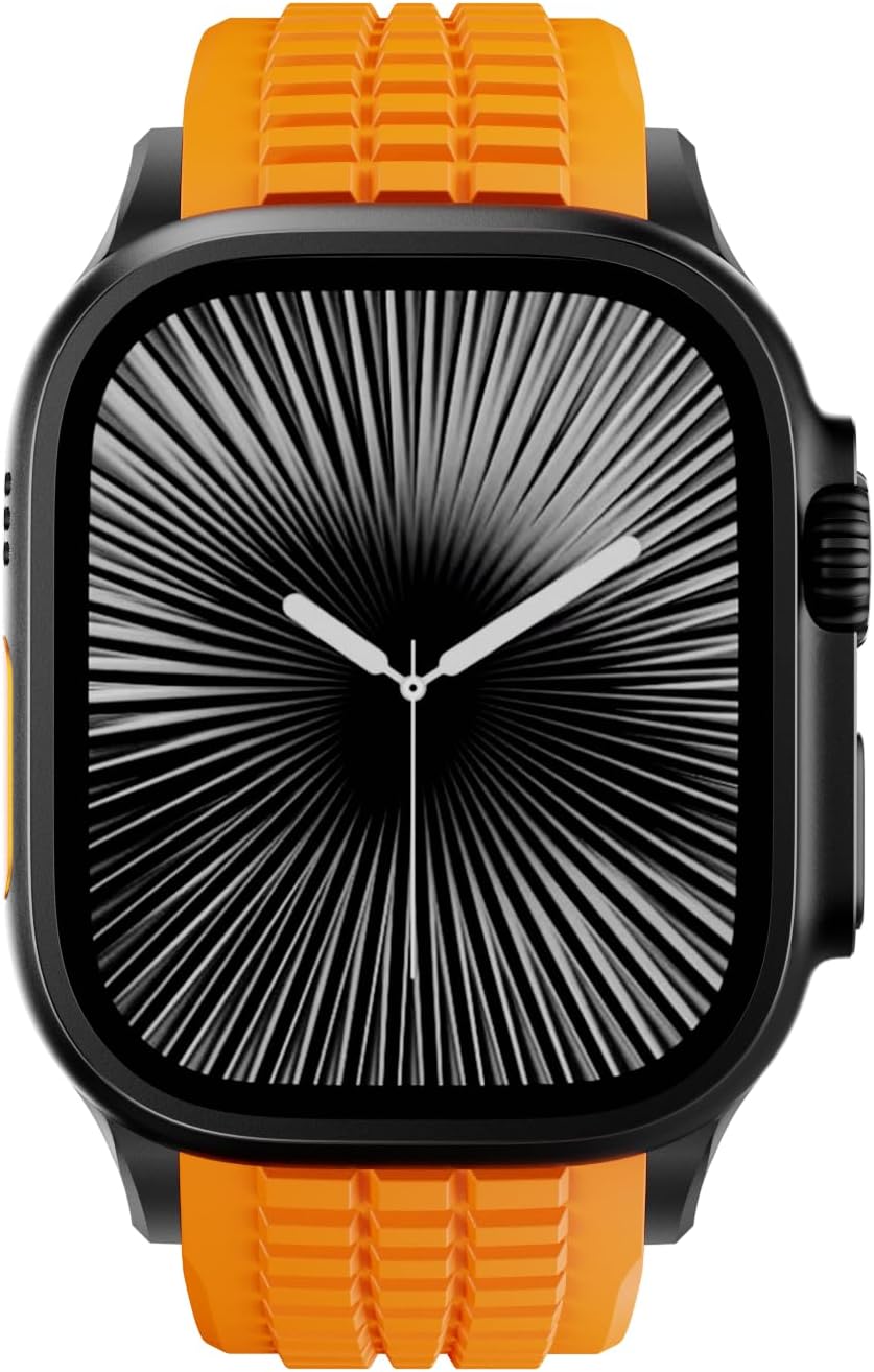 PowerGrip Horlogeband - moderne Robuuste Horlogeband – Perfecte Pasvorm voor iWatch 44–49mm