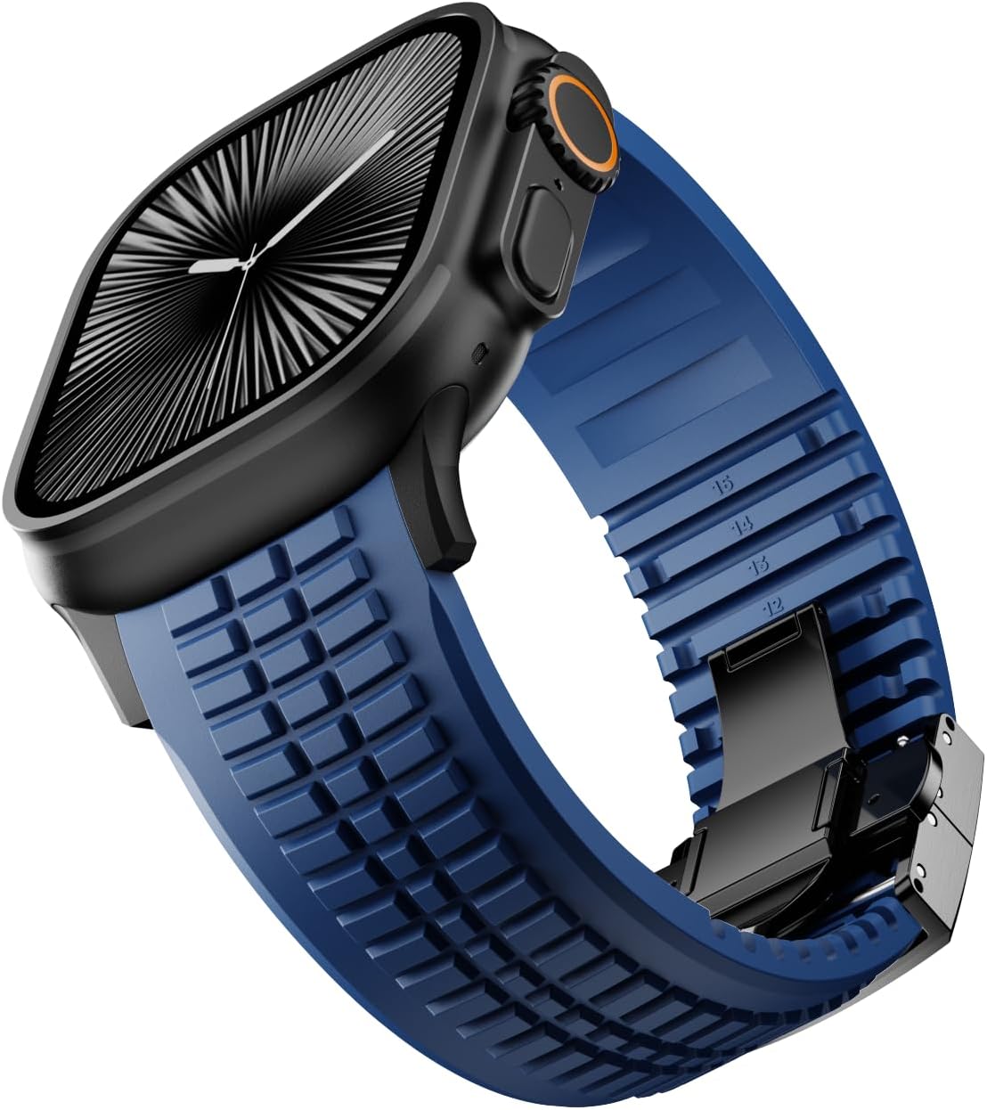 PowerGrip Horlogeband - moderne Robuuste Horlogeband – Perfecte Pasvorm voor iWatch 44–49mm
