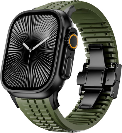 PowerGrip Horlogeband - moderne Robuuste Horlogeband – Perfecte Pasvorm voor iWatch 44–49mm