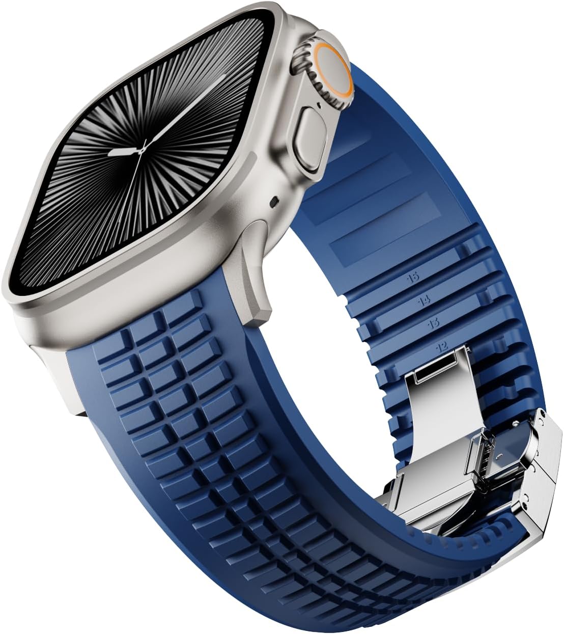 PowerGrip Horlogeband - moderne Robuuste Horlogeband – Perfecte Pasvorm voor iWatch 44–49mm