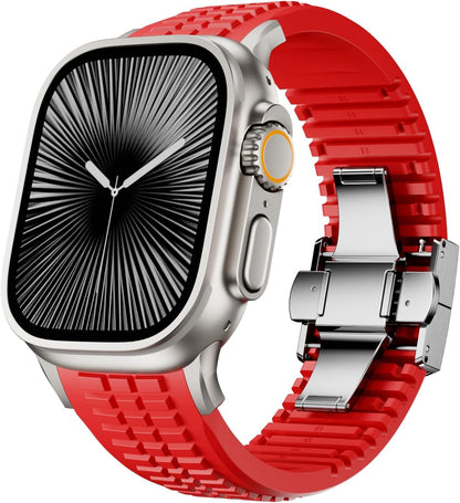 PowerGrip Horlogeband - moderne Robuuste Horlogeband – Perfecte Pasvorm voor iWatch 44–49mm