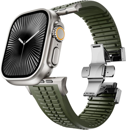 PowerGrip Horlogeband - moderne Robuuste Horlogeband – Perfecte Pasvorm voor iWatch 44–49mm