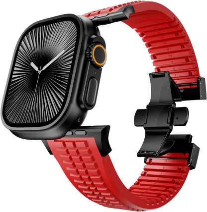 PowerGrip Horlogeband - moderne Robuuste Horlogeband – Perfecte Pasvorm voor iWatch 44–49mm