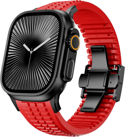 PowerGrip Horlogeband - moderne Robuuste Horlogeband – Perfecte Pasvorm voor iWatch 44–49mm