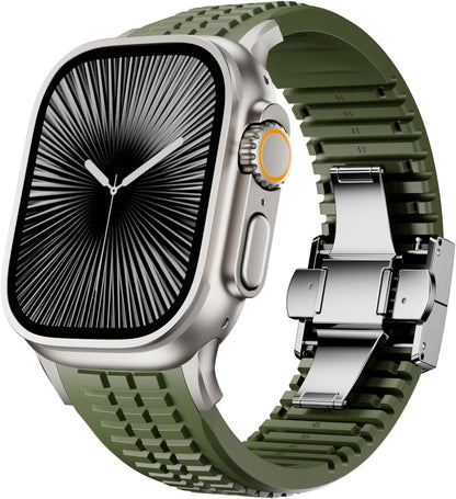 PowerGrip Horlogeband - moderne Robuuste Horlogeband – Perfecte Pasvorm voor iWatch 44–49mm