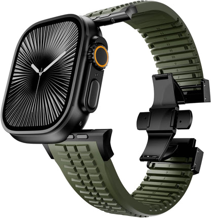 PowerGrip Horlogeband - moderne Robuuste Horlogeband – Perfecte Pasvorm voor iWatch 44–49mm