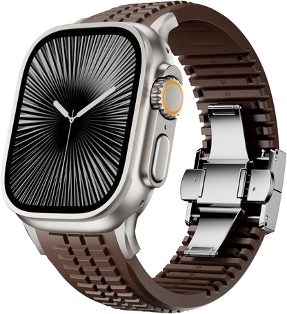 PowerGrip Horlogeband - moderne Robuuste Horlogeband – Perfecte Pasvorm voor iWatch 44–49mm