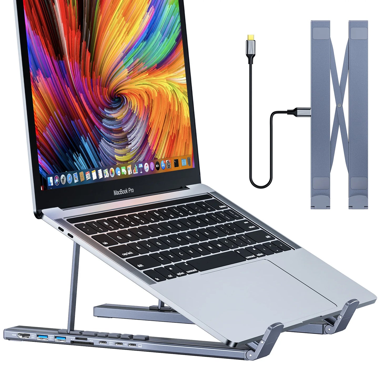 ErgoDock - Ergonomische dock & hub in 1