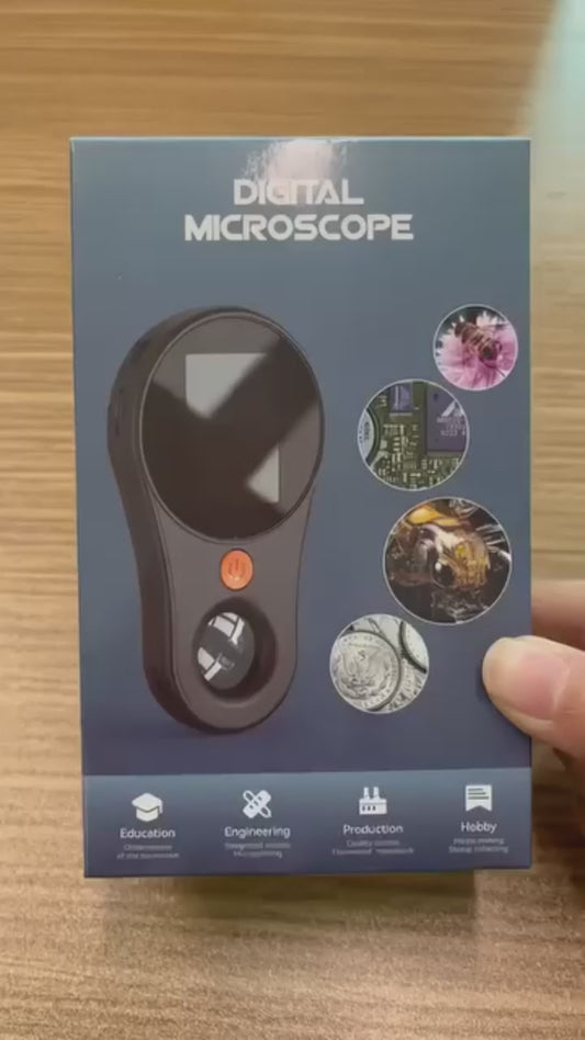 PixelZoom Compacte Video Microscoop - superlicht en compact, ideaal voor onderweg